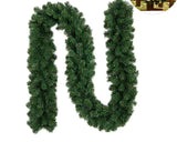 2.7m Christmas Garland Pine and Cypress Artificial Green Garland for Home Decoration