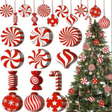 12pcs wooden red candy windmill cane