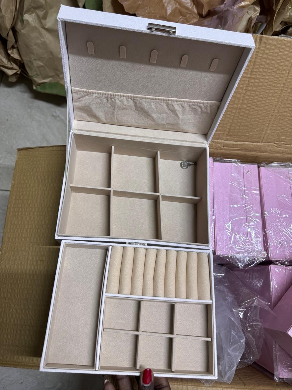 Exquisite Large Capacity Travel Jewelry Bag / Jewelry Organizer