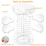 High end luxury 2025 women's rotating makeup organizer