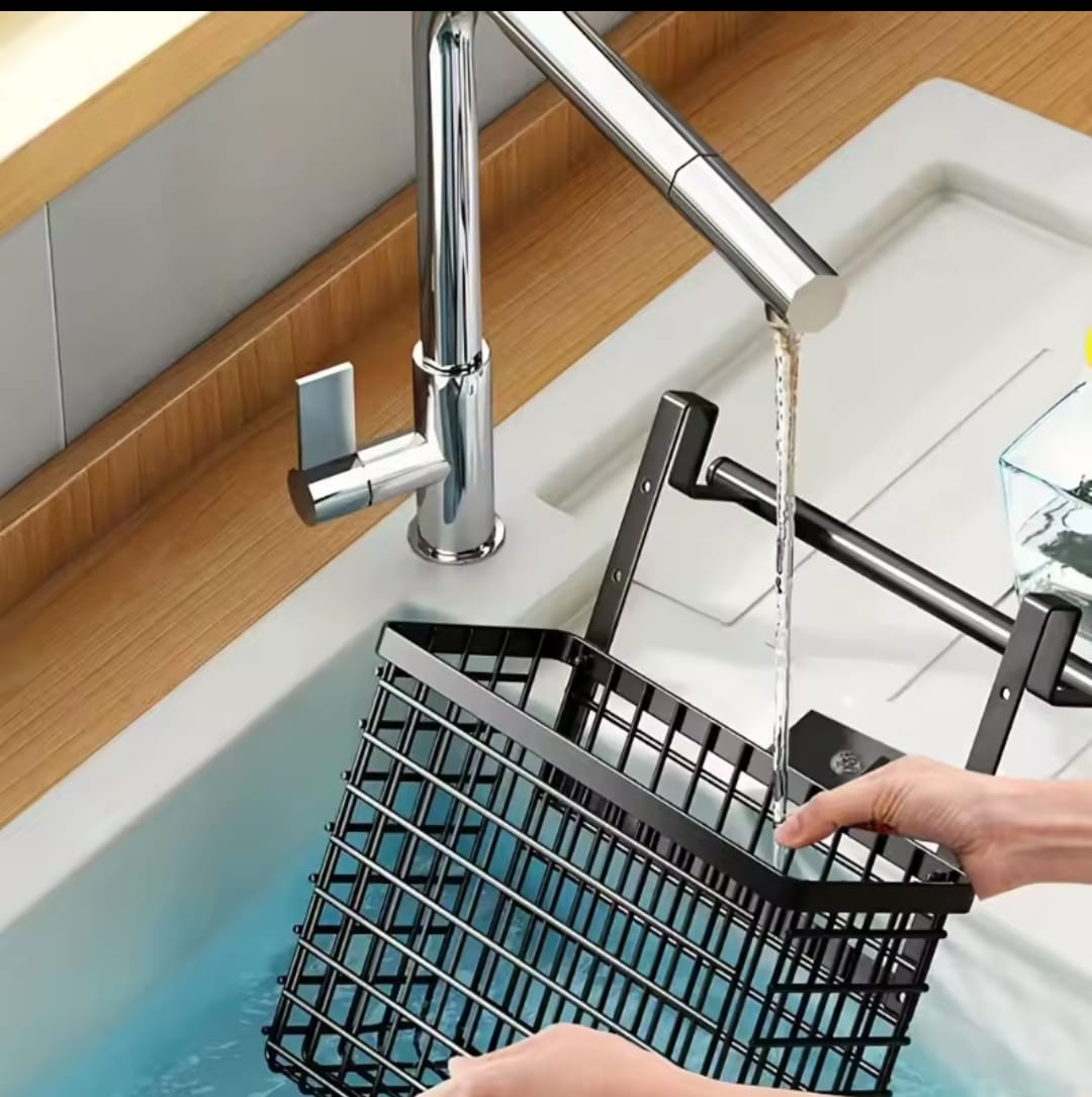 2 pc Over the Cabinet door Organizer with towel rack