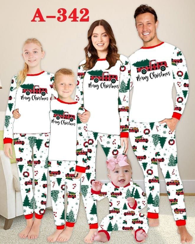 Christmas pajamas outfit for both Adults &kids pyjamas set(top+pant)