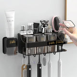 Automatic toothpaste Dispenser with 4 cups