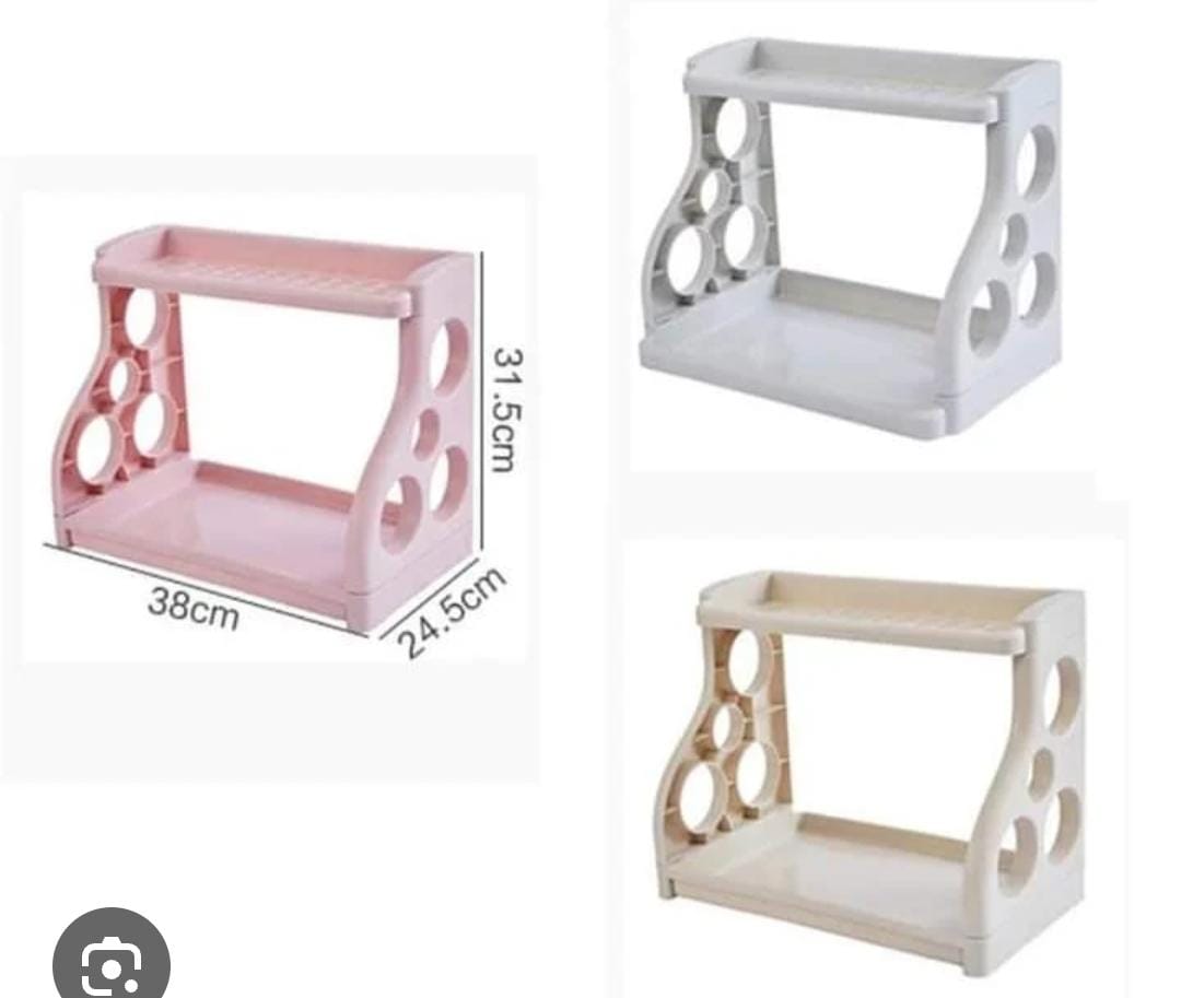 Double layer multifunctional spice rack