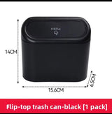 Car Door Seat Clip Stand Holder Organizer With Lid Trash Can