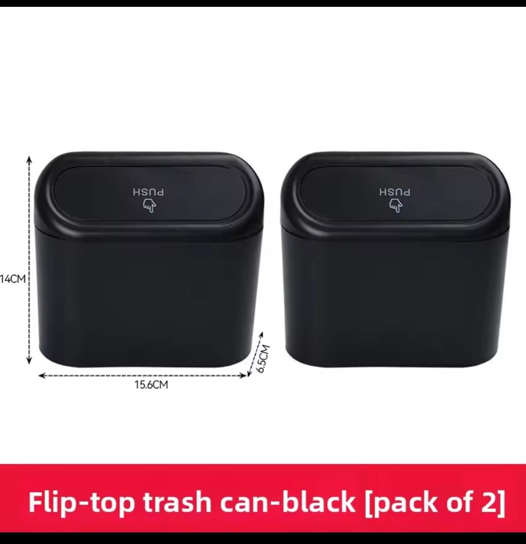 Car Door Seat Clip Stand Holder Organizer With Lid Trash Can