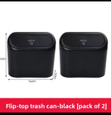 Car Door Seat Clip Stand Holder Organizer With Lid Trash Can