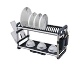 2 Tier Dish Drying Rack for Kitchen counter