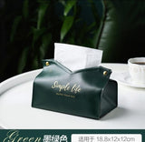 Simple life leather serviette holder