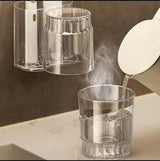 Wall  mounted Toothbrush Holder With Mouthwash Cup