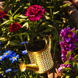 Solar Watering Can light With Shepherd Hook