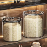 Acrylic Airtight Transparent Rice Bucket with Flip-Top Lid*