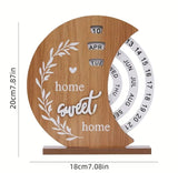 Perpetual Wooden Block Calendar*