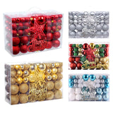 102 pcs Christmas Balls Ornaments for Christmas Tree