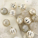 16 Pieces Christmas Tree Balls Set for Home and Office Decorations
