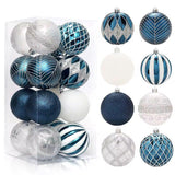 16 Pieces Christmas Tree Balls Set for Home and Office Decorations