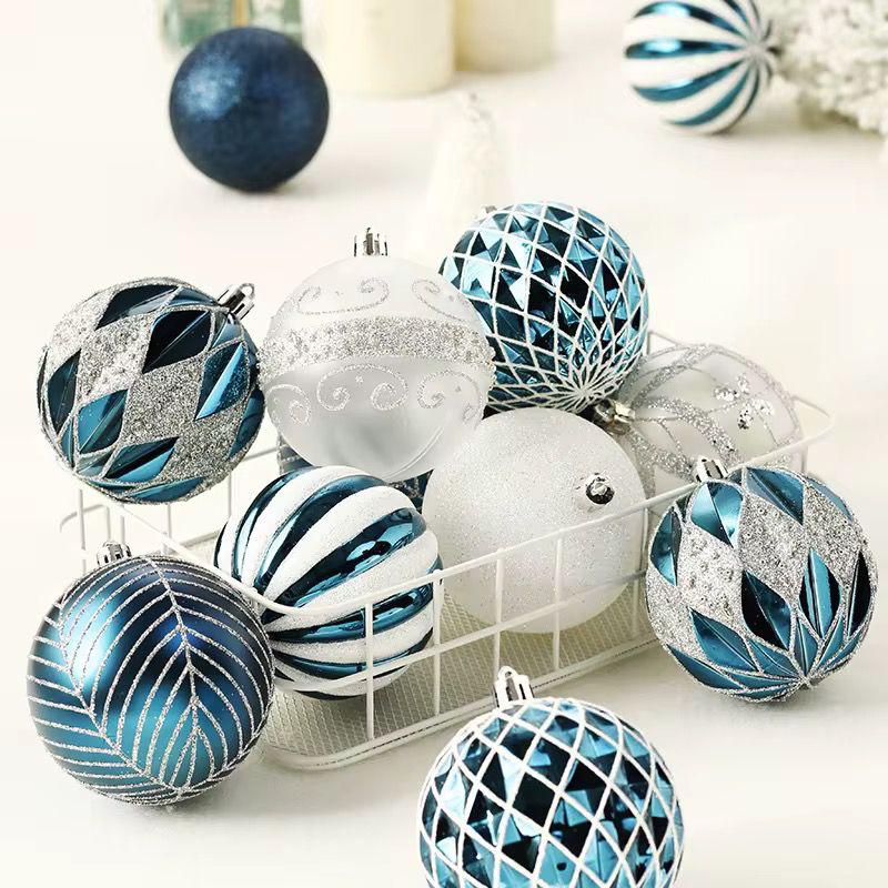 16 Pieces Christmas Tree Balls Set for Home and Office Decorations