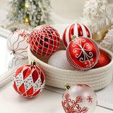 16 Pieces Christmas Tree Balls Set for Home and Office Decorations