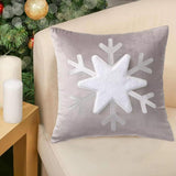 4 Piece Velvet Christmas Pillow Covers Set for Sofa and Home Decoration