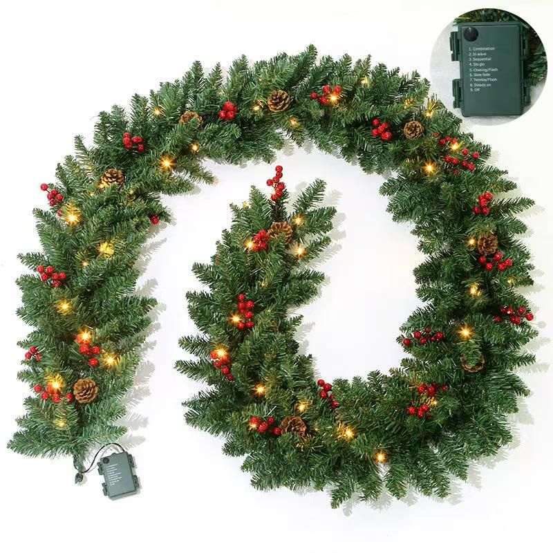 2.5M Green Christmas Garland