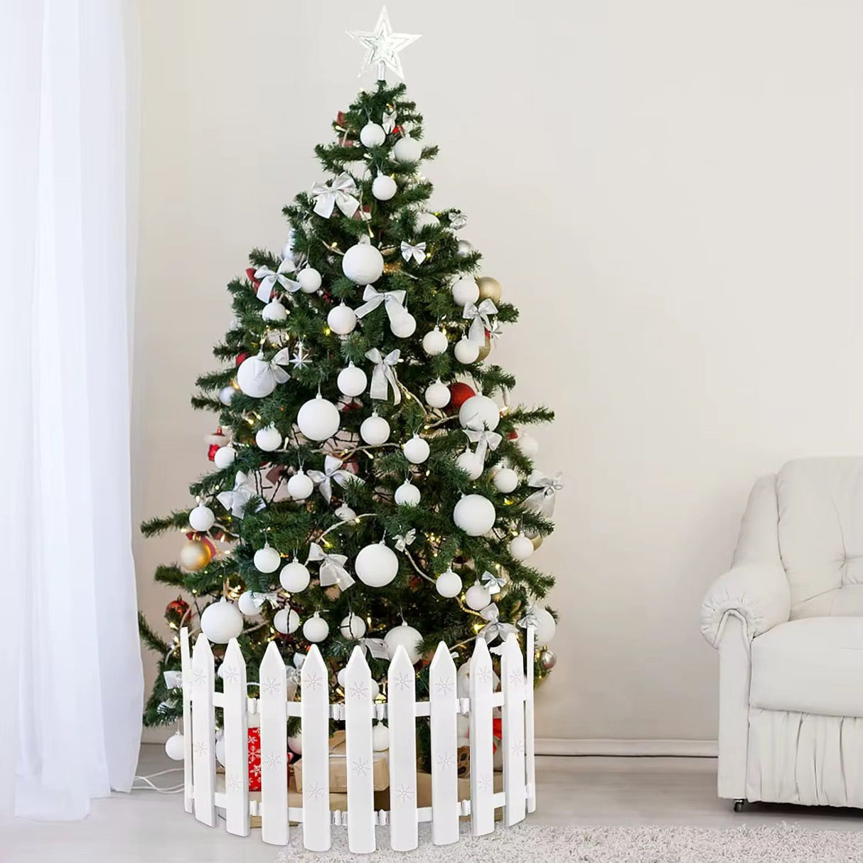 Christmas Tree Garden Fence 60cm  Decorative Garden Border for Christmas Decorations in Kenya