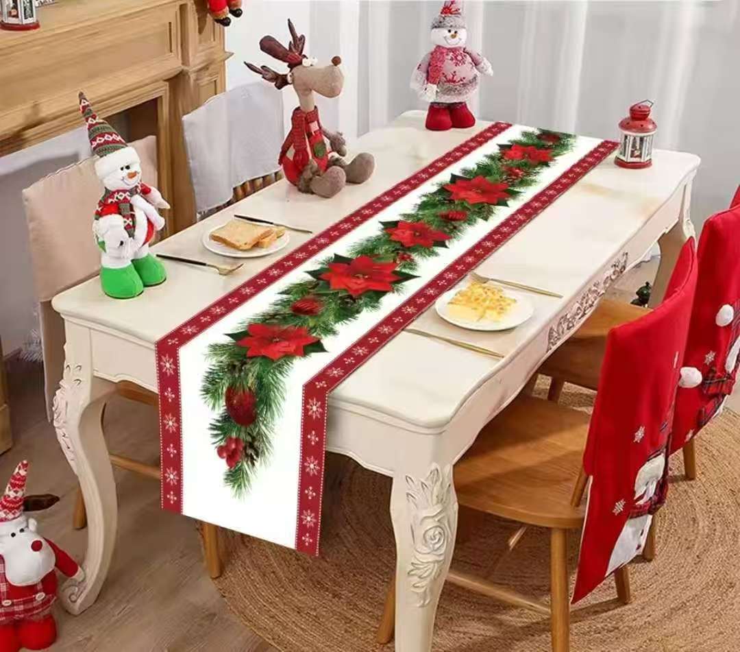 Christmas Table Runner Xmas Linen