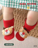 Baby Christmas Socks Santa Cartoon Doll themed