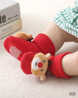 Baby Christmas Socks Santa Cartoon Doll themed