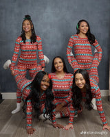 Family matching Christmas pajama sets