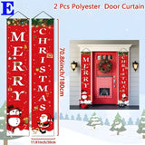 Christmas door banner 2pc set