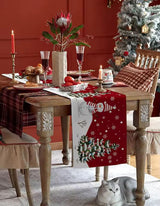 Christmas Table Runner Snowman Gnome Table Cloths