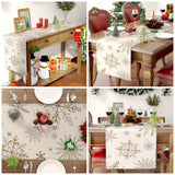 Christmas Table Runner Snowman Gnome Table Cloths