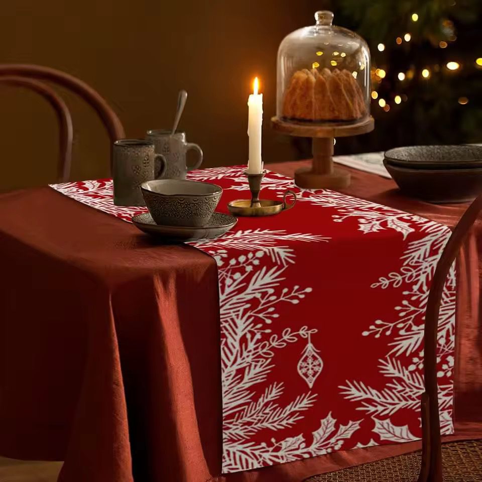 Christmas Table Runner Snowman Gnome Table Cloths