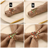 High-end Christmas Rhinestone napkin ring