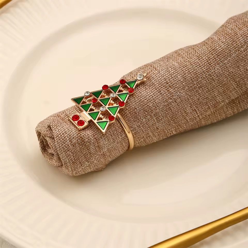 High-end Christmas Rhinestone napkin ring