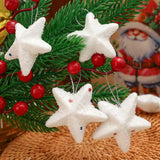6pc set Christmas Star Hanging Pendants