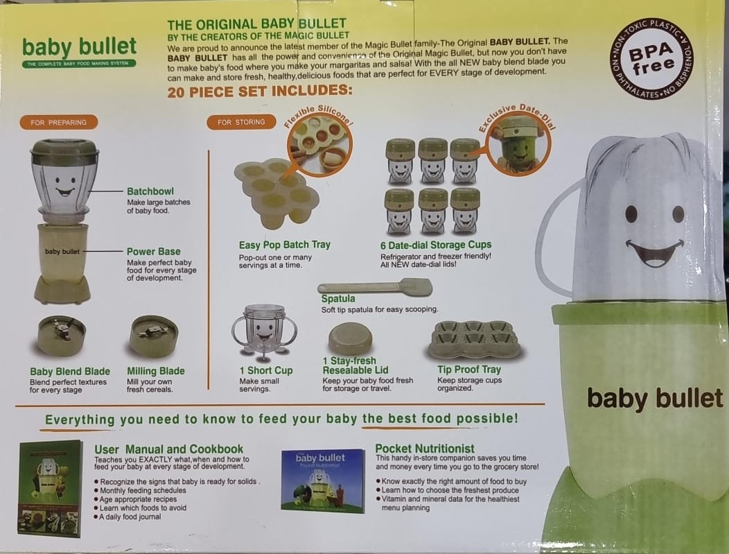 200W Baby bullet food making system n9w