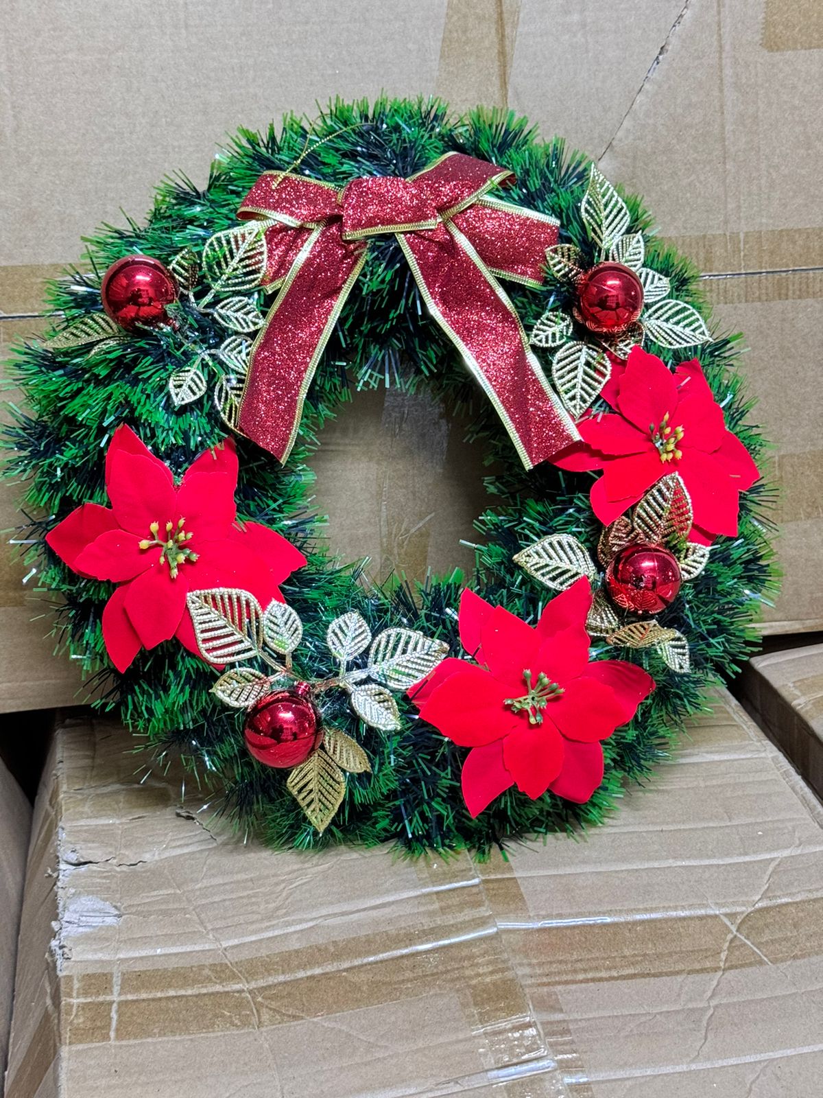 *40CM Christmas Wreath for Front Door
