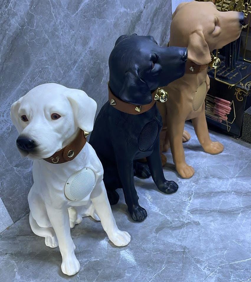 CUTE DOG MODEL WITH WIRELESS BLUE TOOTH SPEAKER