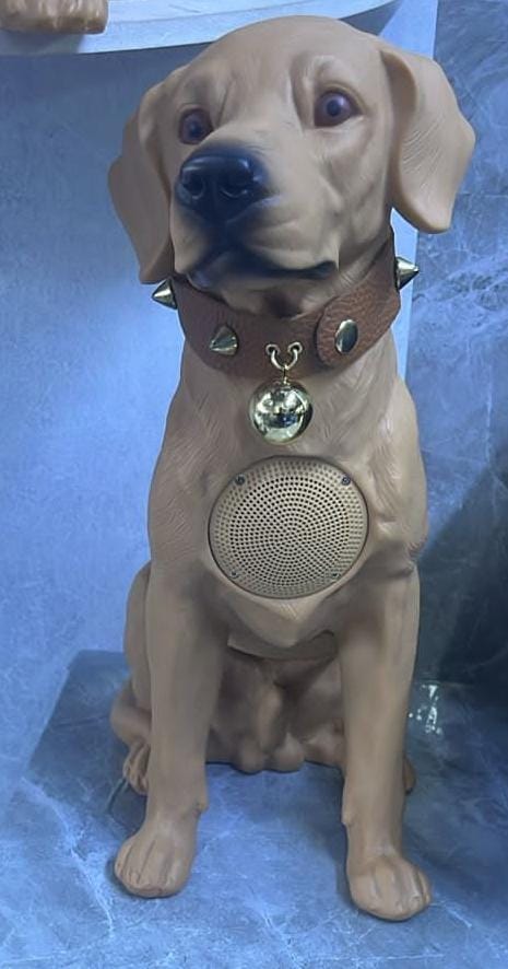 CUTE DOG MODEL WITH WIRELESS BLUE TOOTH SPEAKER