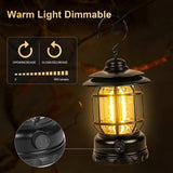 Rechargable Dimmable camping lamp (800mAh battery)