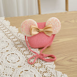 Fashion Kids summer Straw Hat and Bag set with A Bow