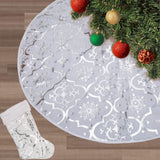 Premium Quality Christmas tree skirt and socks set