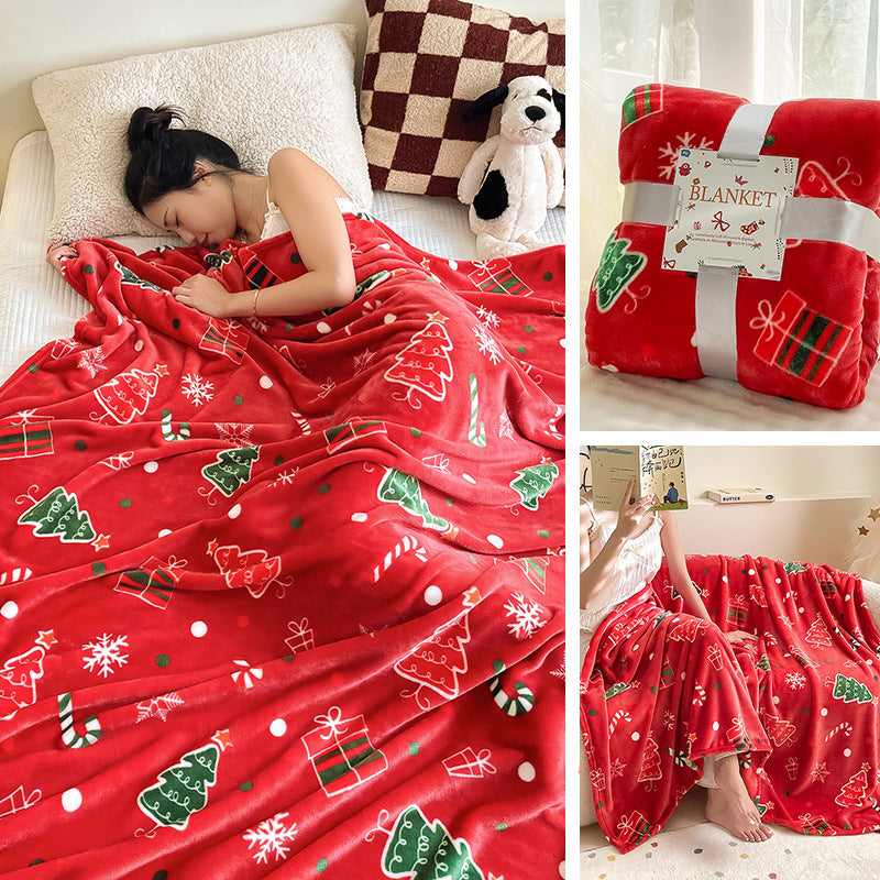 Christmas Fleece Throw Blankets