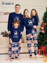 Christmas pajamas outfit for both Adults &kids pyjamas set(top+pant)*