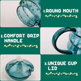 Cute Borosilicate Glass Christmas Tree Shaped Cup set + Gift Box