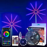 Smart Control IC LED 5V RGB Fireworks Light With Remote Control