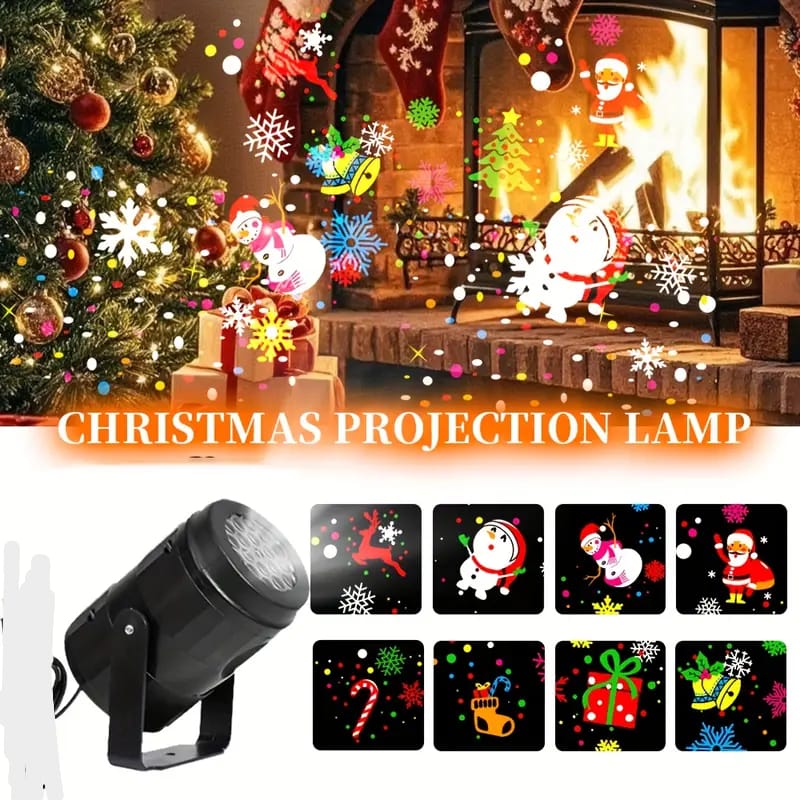 Led Christmas Projection Light Lamp