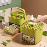Premium Double Layed Large Capacity 48 Grid Ice Cube maker Tray