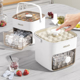Premium Double Layed Large Capacity 48 Grid Ice Cube maker Tray